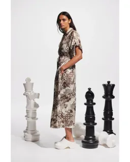 Alemais Vinnie Shirtdress Print Size AU 14 for rent on The Volte - image 3