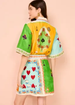 Alemais Rummy Mini Dress Multi Size 12  for rent on The Volte - image 2