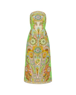 Alemais Pinball Bodice Midi Dress Print Size AU 6 for rent on The Volte - image 4