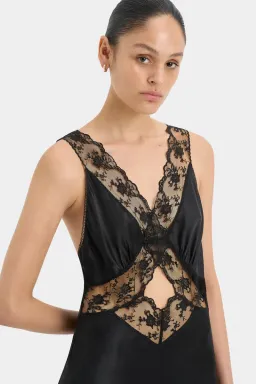 Sir the Label Aries Cut Out Gown Black Size 3 / AU 12 for rent on The Volte - image 2