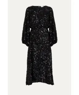 Flannel Alana Dress in Black Size 10 for rent on The Volte - image 3