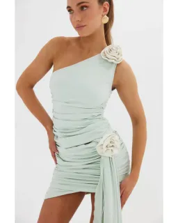 Bubish Sienna Rosette Top and Skirt Set Green AU 8 for rent on The Volte - image 1