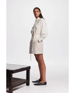 Alemais Pegasus Embroidered Mini Dress White Size AU 8 for rent on The Volte - image 6