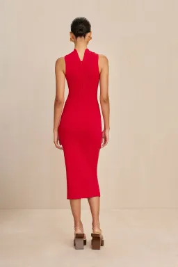 Cult Gaia Cristos Knit Dress In Lollipop Size 6  for rent on The Volte - image 4
