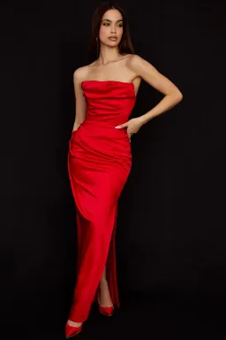 House of CB Adrienne Dress Red Size 6  for rent on The Volte - image 3