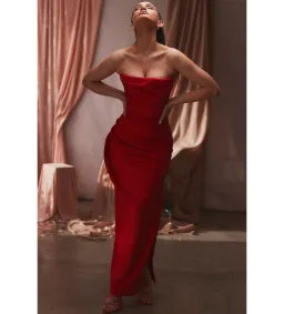 House of CB Adrienne Dress Red Size 6  for rent on The Volte - image 1