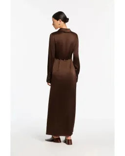 Sir the label Selita Shirt Dress Brown Size 3 / AU 12 for rent on The Volte - image 3