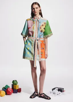 Alemais Rummy Mini Dress Multi Size 16 for rent on The Volte - image 1