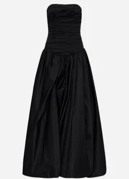 Aje Violette Bubble Hem Maxi Dress Black Size 8 for rent on The Volte - image 6