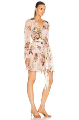 Zimmermann Brightside silk Mini Dress, Blush, Size 2 (AU 12) for rent on The Volte - image 2