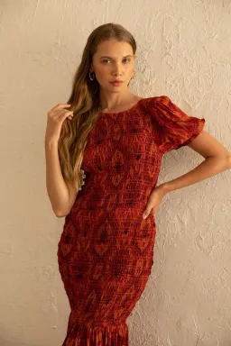 Rue Stiic Isabella Maxi Dress Red Size M/AU 10  for rent on The Volte - image 5