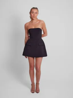 Odd Muse The Ultimate Muse Strapless Mini Dress Black Size 14 for rent on The Volte - image 1