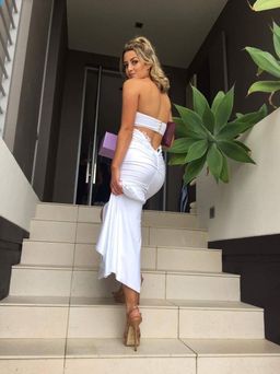 Amy Taylor Talieka Dress White Size 8 for rent on The Volte - image 3