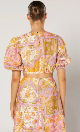 Winona Harlan Shell Top and Skirt Set Floral Size S / AU 8 for rent on The Volte - image 3