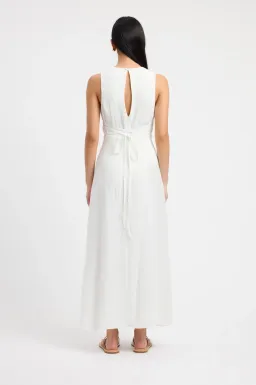 Kookai Hayman Deep Vee Dress White Size S / AU 8 for rent on The Volte - image 2