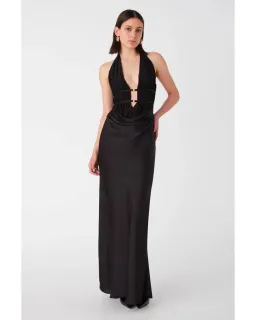 Misha Celine Maxi Dress Black Size 8 for rent on The Volte - image 2