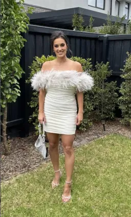 Rachel Gilbert Zion Mini White Size 4 / AU 14 for rent on The Volte - image 5