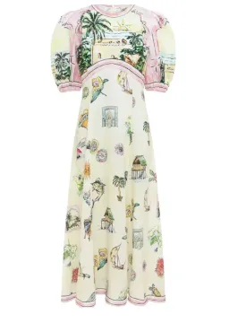 Alemais Sunset Midi Dress Multi Print  Size 12 for rent on The Volte - image 9