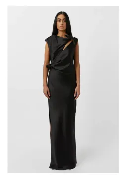 Camilla and Marc Karsten Knot Maxi Gown Black Size 10 for rent on The Volte - image 1