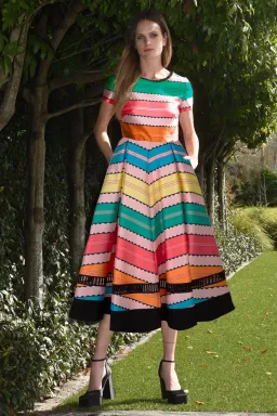 Trelise Cooper This Dress Is Mine Midi Dress Multi Size 12 for rent on The Volte - image 1