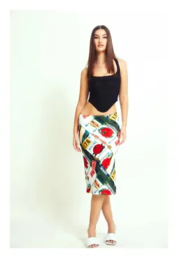 Miaou Moni Skirt in Figaro Print Size 6 for rent on The Volte - image 1