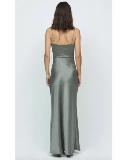 Bec & Bridge Nadia Maxi Dress Dark Olive Size AU 8  for rent on The Volte - image 3