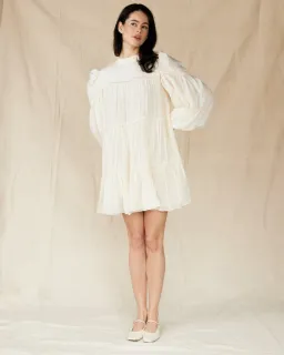 Rooh Collective Zenya Mini Dress In White Size 10 for rent on The Volte - image 1