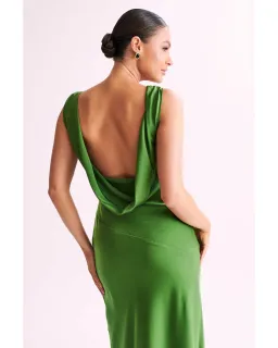 Meshki Nadia Maxi Dress in Emerald Size XS / AU 6 for rent on The Volte - image 4