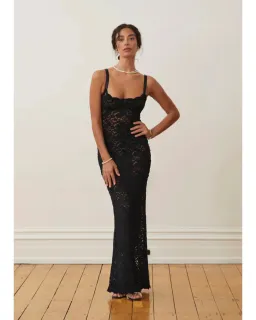 Arcina Ori Margot Dress Black Size S / AU 8 for rent on The Volte - image 1