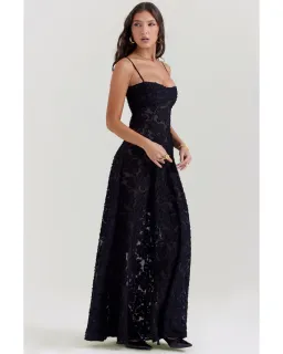 House Of CB Seren Maxi Dress in Black Size AU S / AU 8 for rent on The Volte - image 2