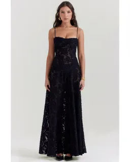 House Of CB Seren Maxi Dress in Black Size AU S / AU 8 for rent on The Volte - image 1