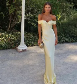 Natalie Rolt Bridget Gown Lemon Size S / AU 8 for rent on The Volte - image 1