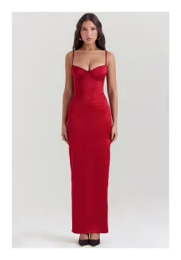 House of CB Stefania Dress Ruby Size S / AU 8 for rent on The Volte - image 1