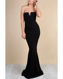 Zachary Lia Gown Black Size XS / AU 6 for rent on The Volte - image 1
