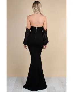 Zachary Lia Gown Black Size XS / AU 6 for rent on The Volte - image 2