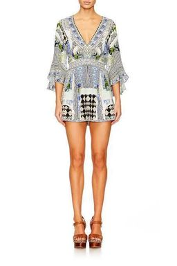 Camilla Sweet Escape Playsuit Blue Size 8 for rent on The Volte - image 1