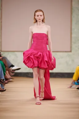 Aje Piacere Bubble Hem Mini Dress Pink Size 8 for rent on The Volte - image 1