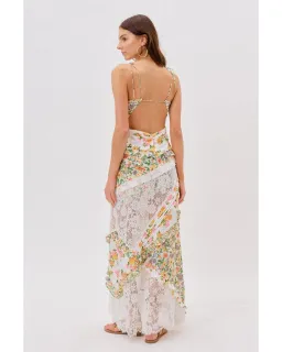 For Love and Lemons Rosalyn Maxi Dress Floral Size M / AU 10 for rent on The Volte - image 3