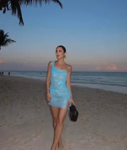 Cult Naked Blu Moon Mini Dress Blue Size M / AU 10 for rent on The Volte - image 6