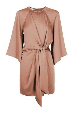Shona Joy Sawyer Tie Front Mini Dress Beige Size 14 for rent on The Volte - image 5