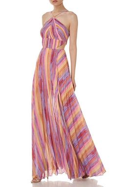 AMUR Janet Cutout Pleated Evening Dress Gown size 8 for rent on The Volte - image 2