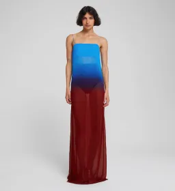 Rat & Boa Arabella Dress Blue/Burgundy Size S / AU 8 for rent on The Volte - image 4