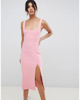 Bec & Bridge Hibiscus Islands Midi Dress Pink Size AU 8 for rent on The Volte - image 1