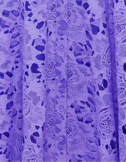 Leo Lin Aliyah Lace Butterfly Sleeve Midi Dress Lavender Size 10 for rent on The Volte - image 2