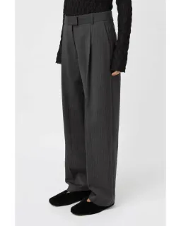 Camilla and Marc Brancusi Blazer and Pant Set Charcoal Pinstripe Size AU 8 for rent on The Volte - image 5