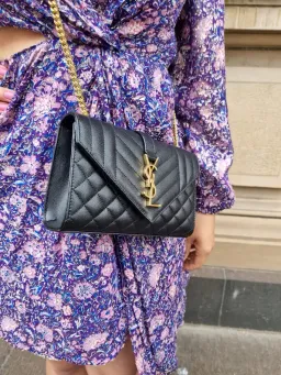 YSL Crossbody Envelope Bag Black for rent on The Volte - image 2