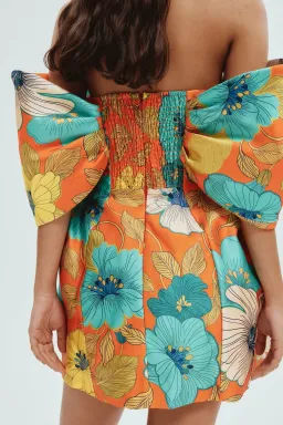 Alemais Piato Sculpt Mini Dress Floral Size 10 for rent on The Volte - image 3