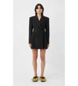 Camilla and Marc Claud Blazer Mini Dress Black Size 6/XS for rent on The Volte - image 1