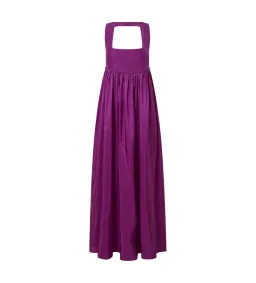 Oroton Strappy Maxi Sundress in Magenta Size 12 for rent on The Volte - image 4