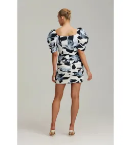 C/MEO Collective Ambient New Direction Mini Dress Black Botanic Size 14 for rent on The Volte - image 3
